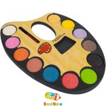 آبرنگ 12 رنگ طرح پالت